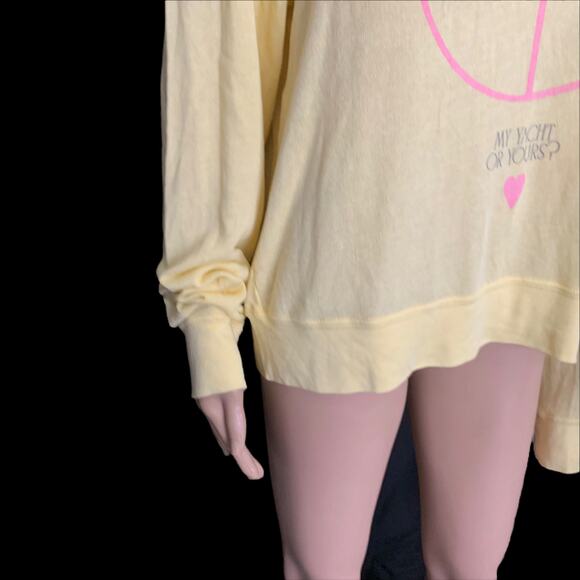 NEW Wildfox My Yacht or Yours Summer Sailing Sweater L - Picture 6 of 11